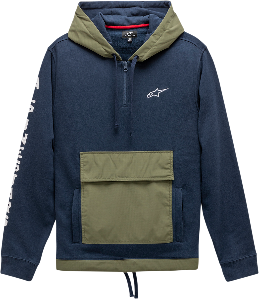 HOODIE ALPINESTARS EXPLORER AZUL MARINO