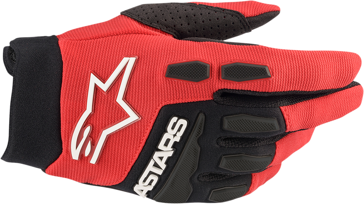 GUANTES ALPINESTARS FULL BORE ROJO/NEGRO
