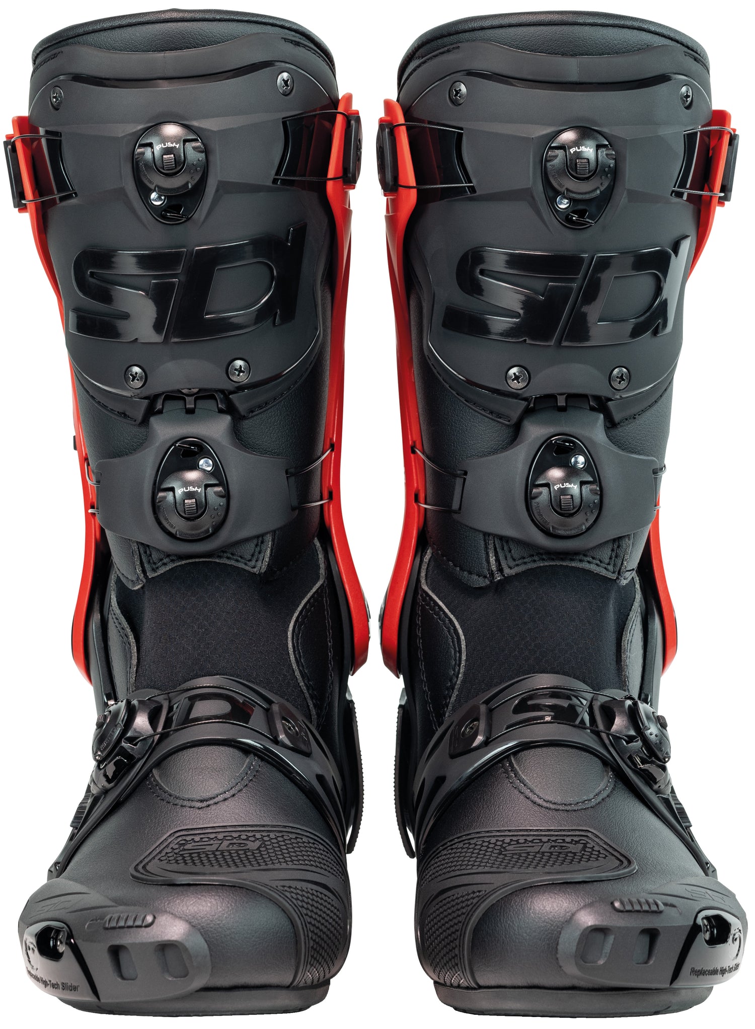 BOTAS SIDI REX NEGRO/ROJO