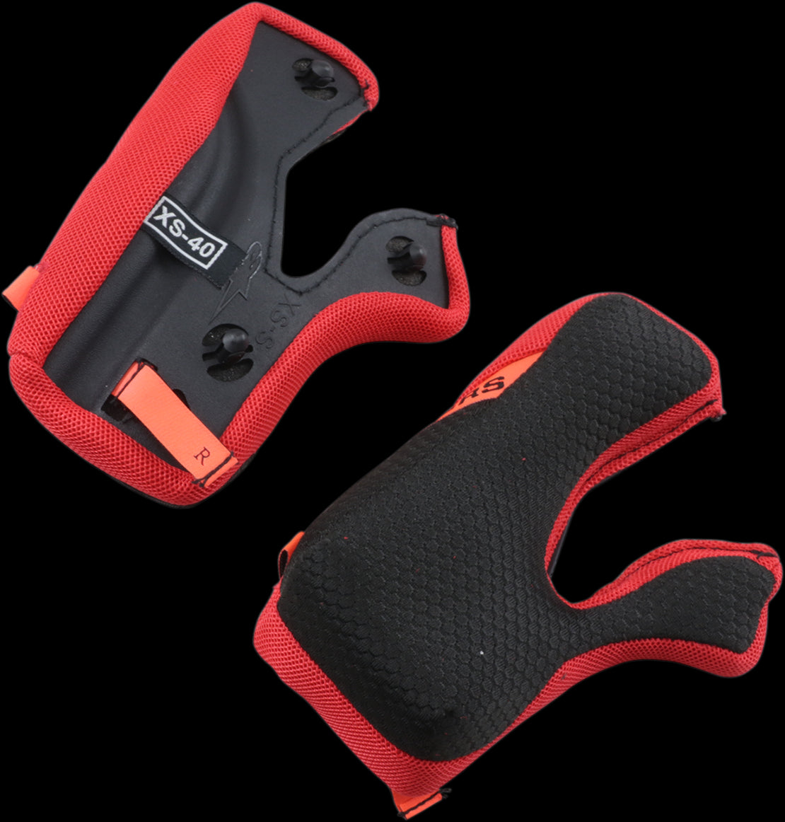 ALMOHADILLA LATERAL ALPINESTARS SET +5MM NEGRO