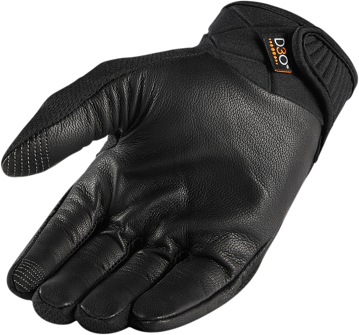 GUANTES ICON ANTHEM 2 CE NEGRO
