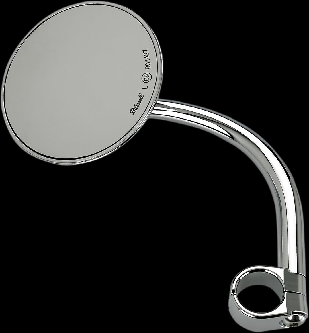 BILTWELL  MIRRORRND CON MNT 1" CH