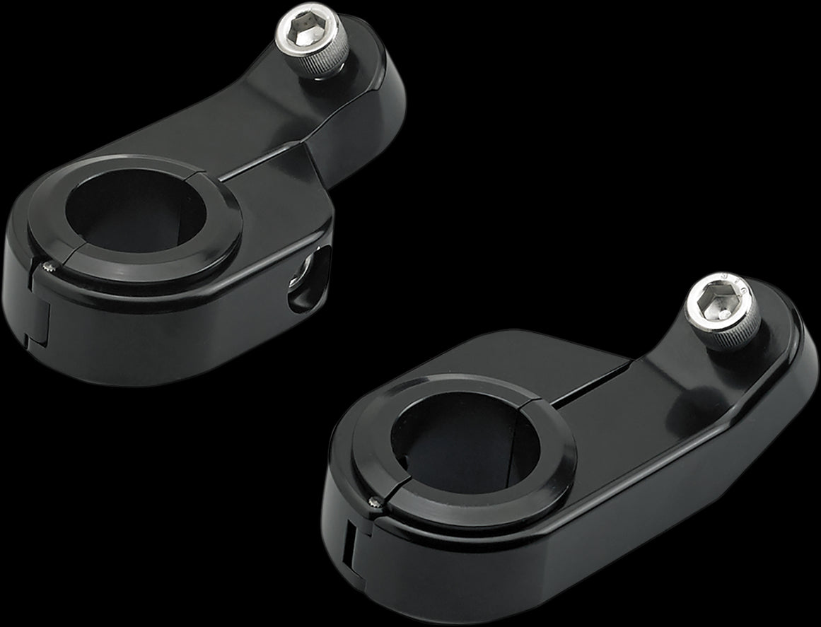 BILTWELL  MOUNT GAUGE ANGLE BLK