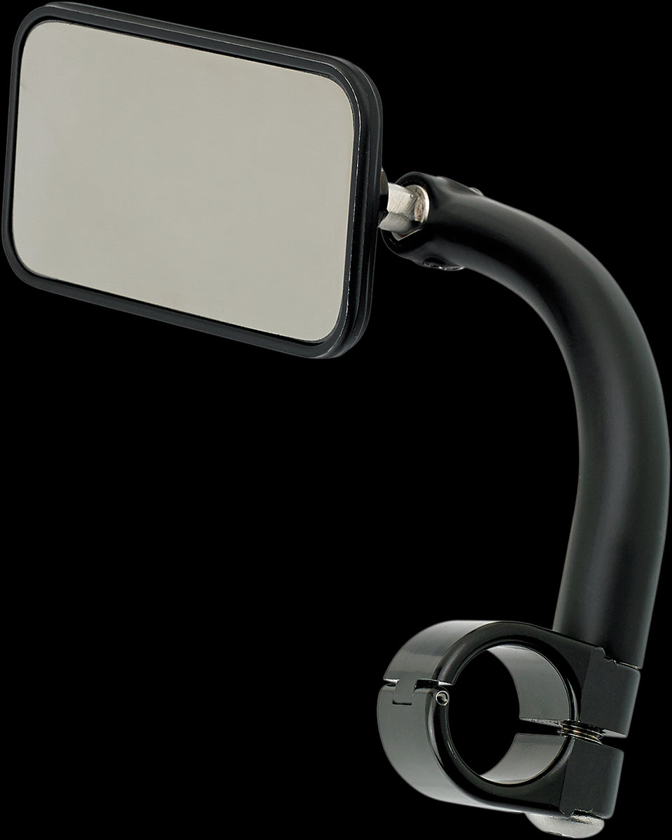 BILTWELL REC CLAMP ON 1" NEGRO ESPEJADO
