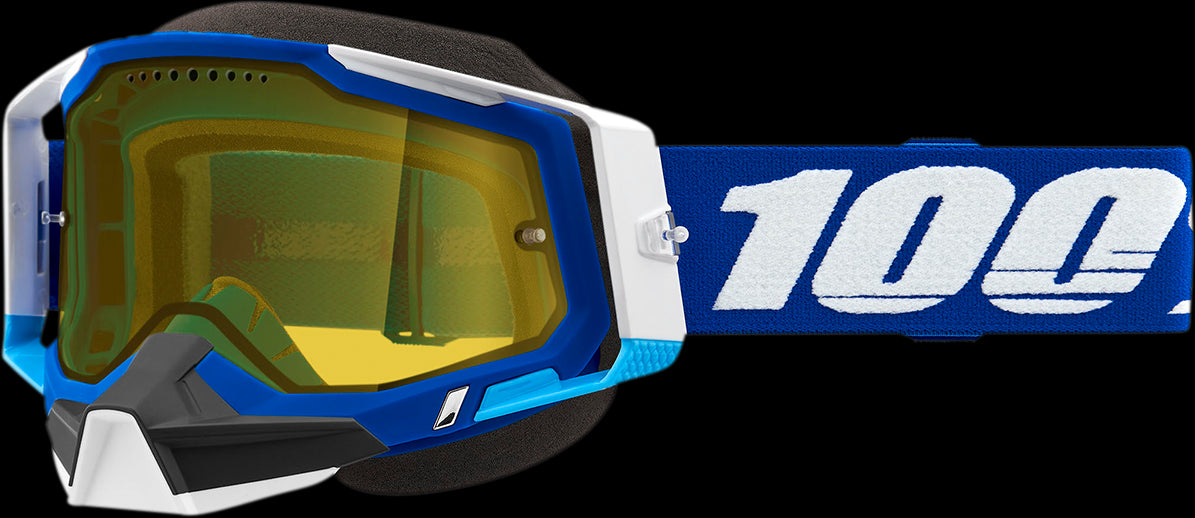 LENTE 100% RC2 SNOW BLU YEL