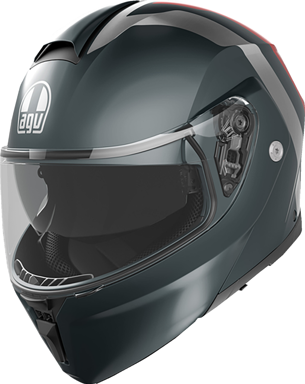 CASCO AGV STREETMODULAR RESIA VERDE GRIS