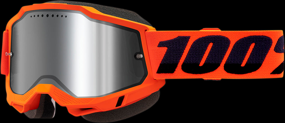 LENTE 100% ACCURI 2 SNOW MIR SIL NARANJA