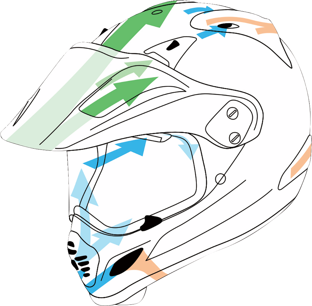 CASCO INTEGRAL ARAI HELMETS XD-4 AFRICA TWIN