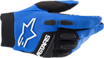 GUANTES ALPINESTARS FULL BORE AZUL/NEGRO