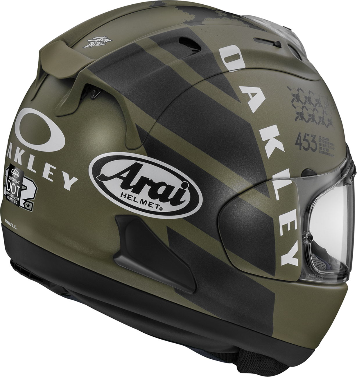 CASCO INTEGRAL ARAI CORSAIR-X OAKLEY MVK