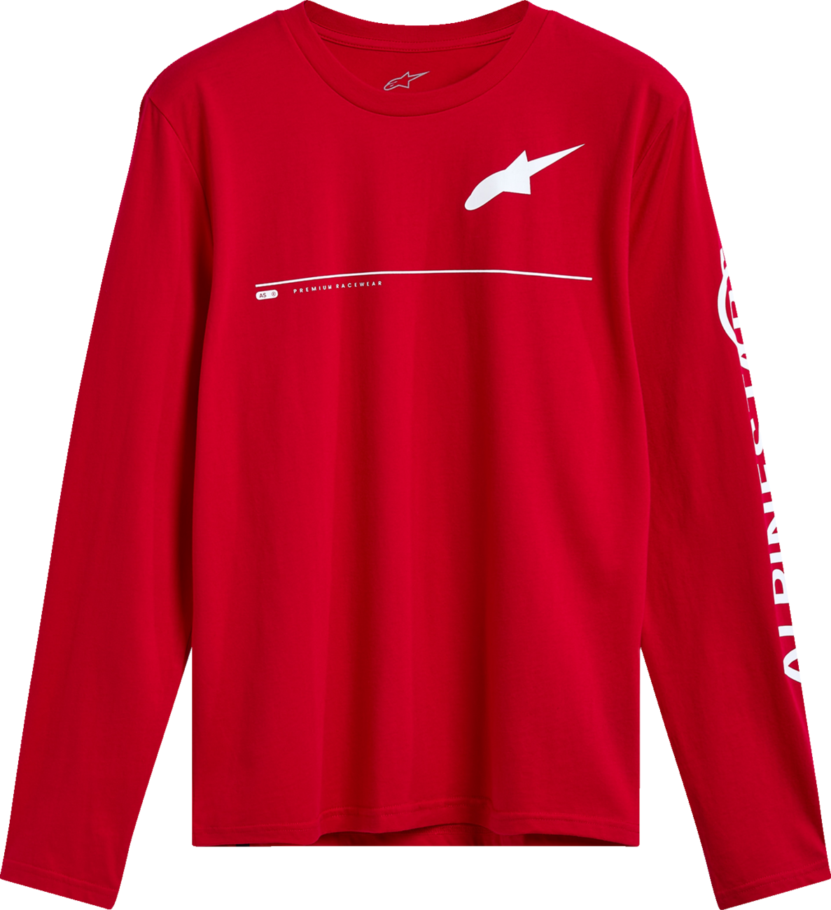 CAMISETA MANGA LARGA ALPINESTARS COMMITTED ROJO