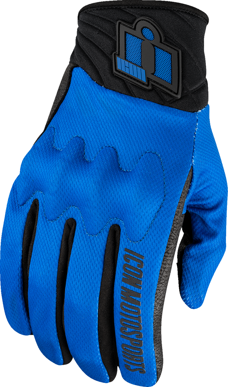 GUANTES ICON ANTHEM 3 AZUL