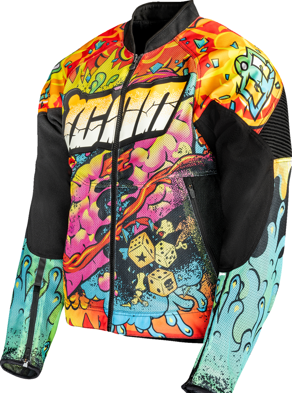 CHAQUETA ICON OVERLORD3 SCATTERBRAIN NEGRO