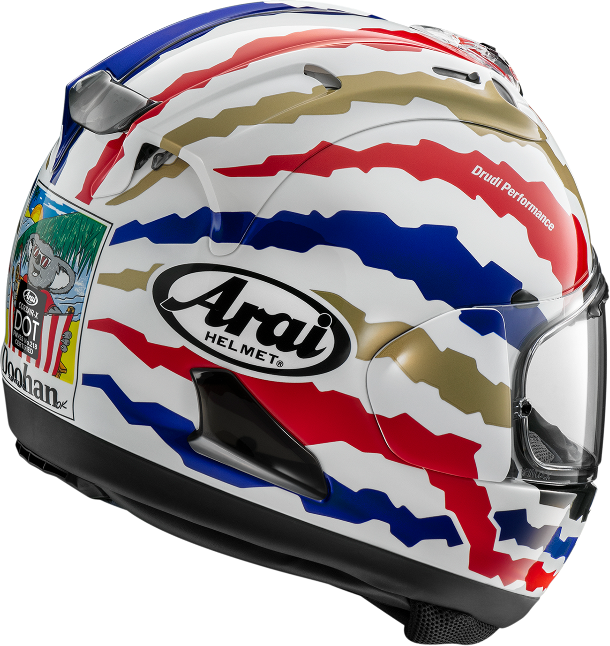 CASCO INTEGRAL ARAI HELMETS CORSAIR-X DOOHAN RESTYLE