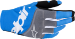 GUANTES MX ALPINESTARS TECHSTAR NEGRO/AZUL