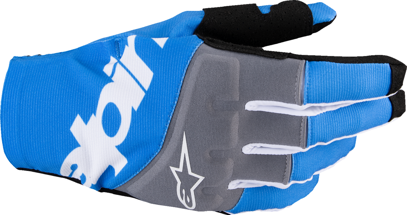 GUANTES MX ALPINESTARS TECHSTAR NEGRO/AZUL