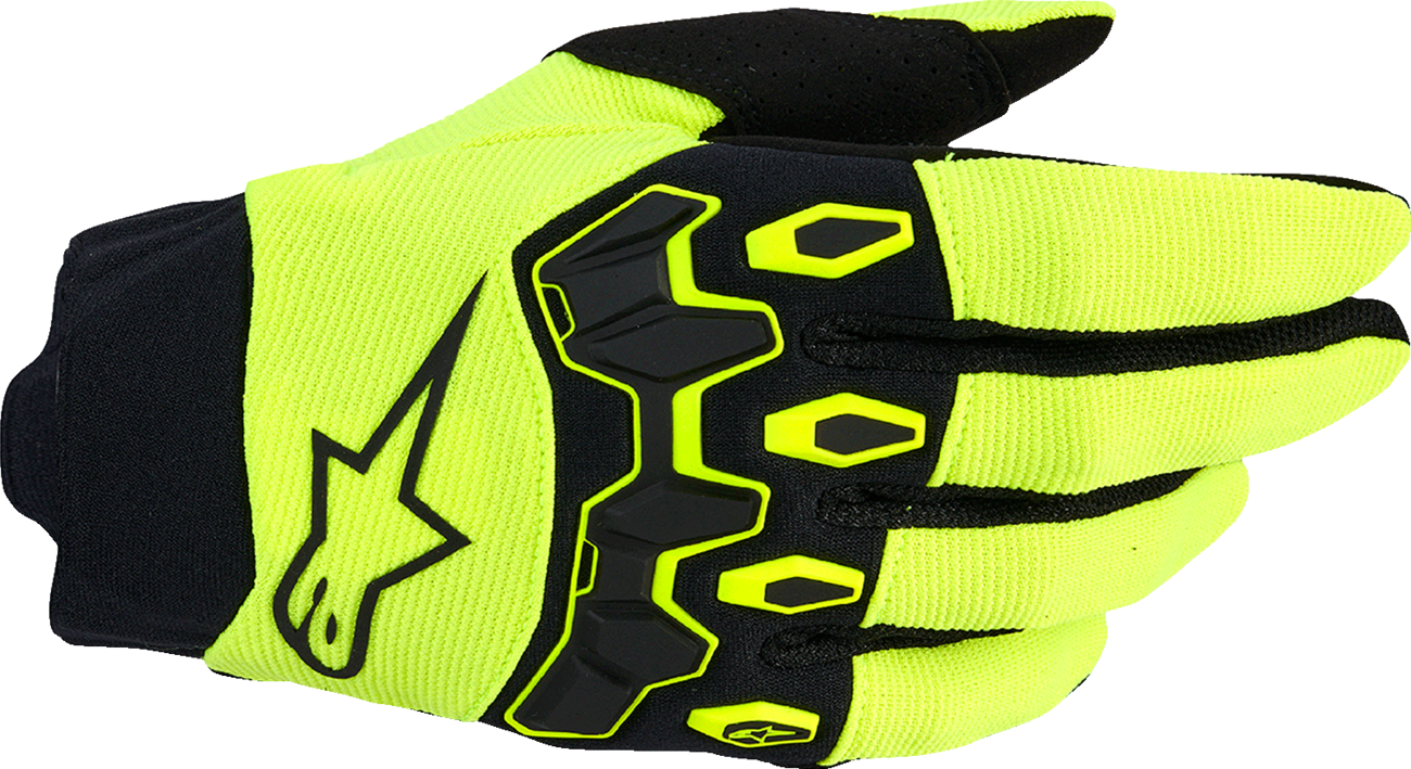 GUANTES ALPINESTARS FULL BORE V2 AMARILLO/FLUORESCENTE/NEGRO
