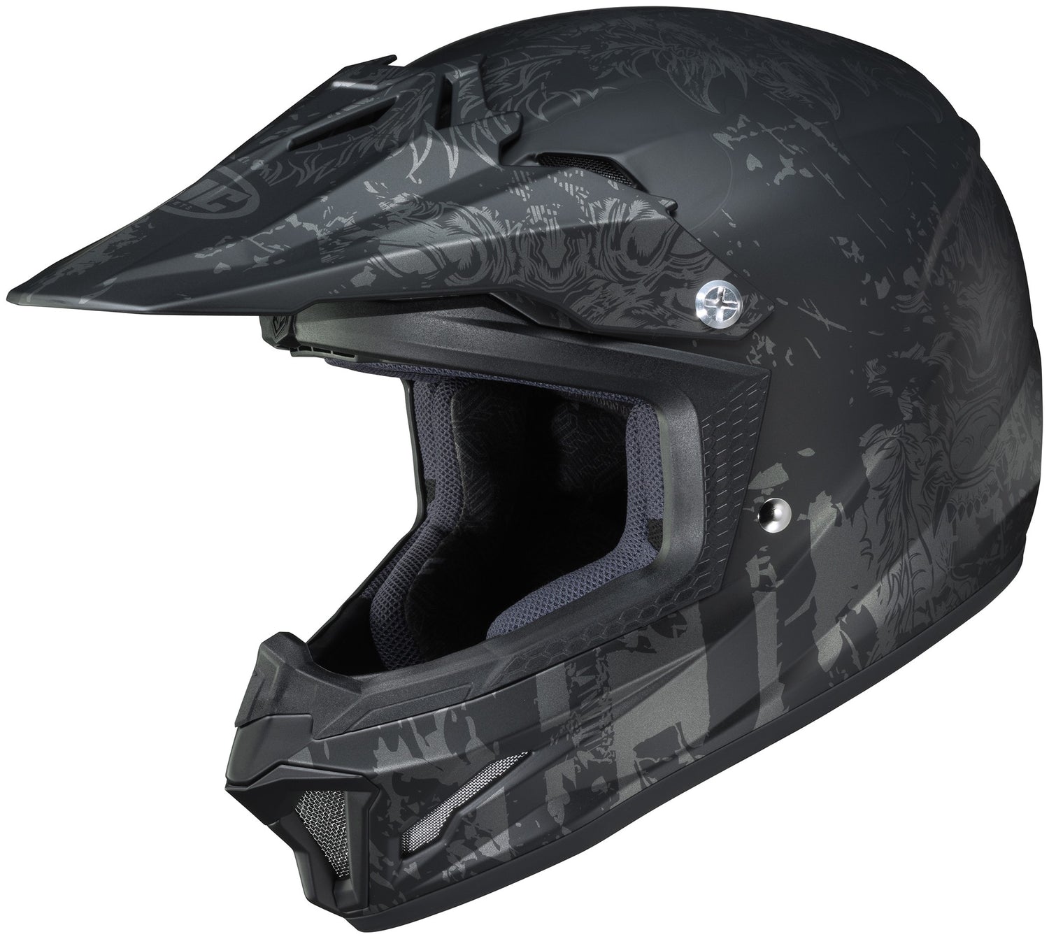 CASCO HJC -XY 2 PARA NIÑO CREEPER MC-5SF TRANSPARENTE