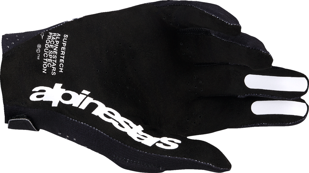 GUANTES MOTOCROSS ALPINESTARS SUPERTECH NEGRO/BLANCO