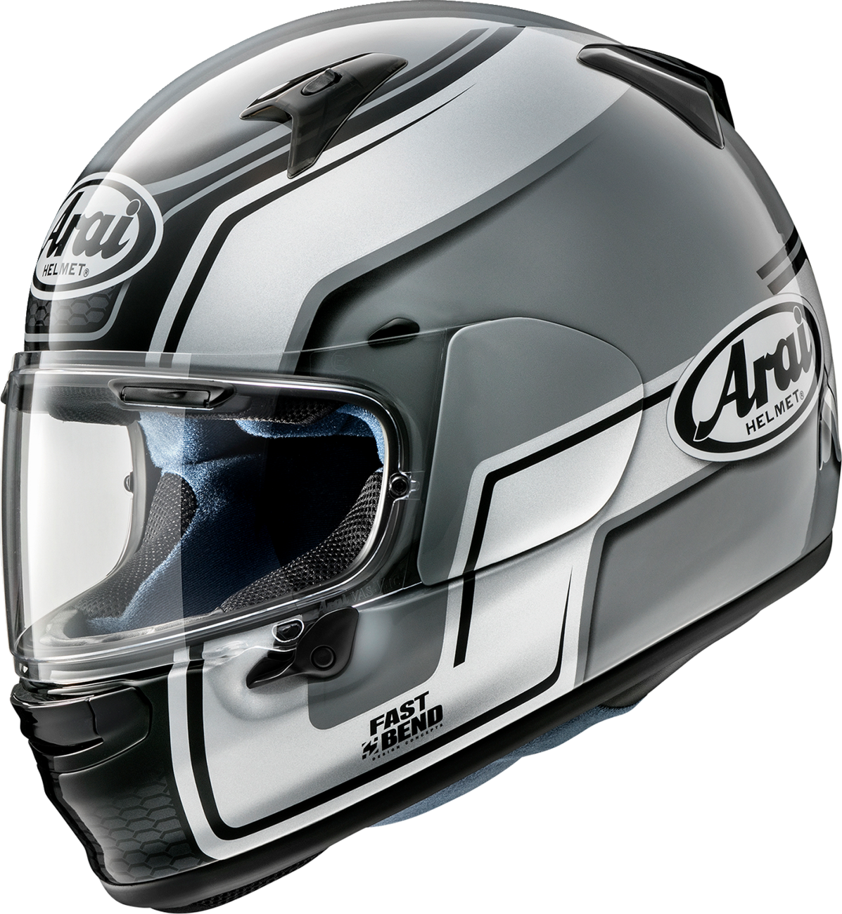 CASCO INTEGRAL ARAI HELMETS REGENT-X BEND PLATEADO