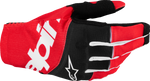 GUANTES ALPINESTARS TECHSTAR MX NEGRO/ROJO
