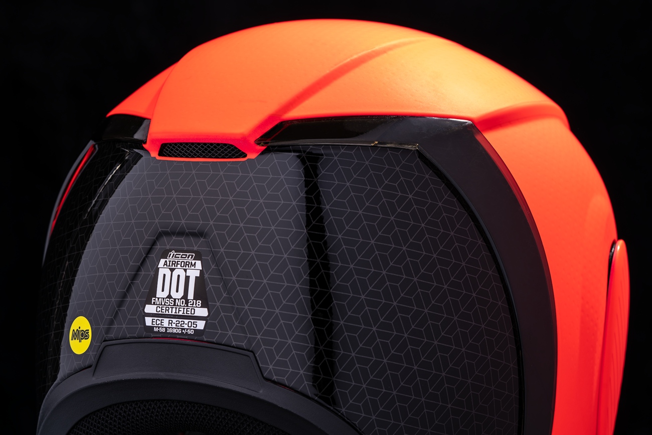 CASCO ICON AIRFRAME PRO COUNTERSTRIKE ROJO