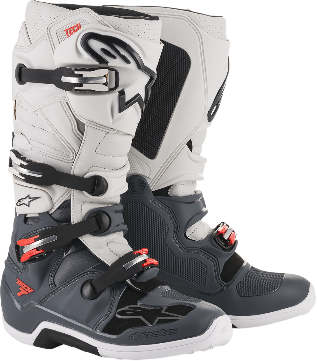 BOTAS ALPINESTARS T7 GRIS OSCURO/GRIS CLARO FLUOR