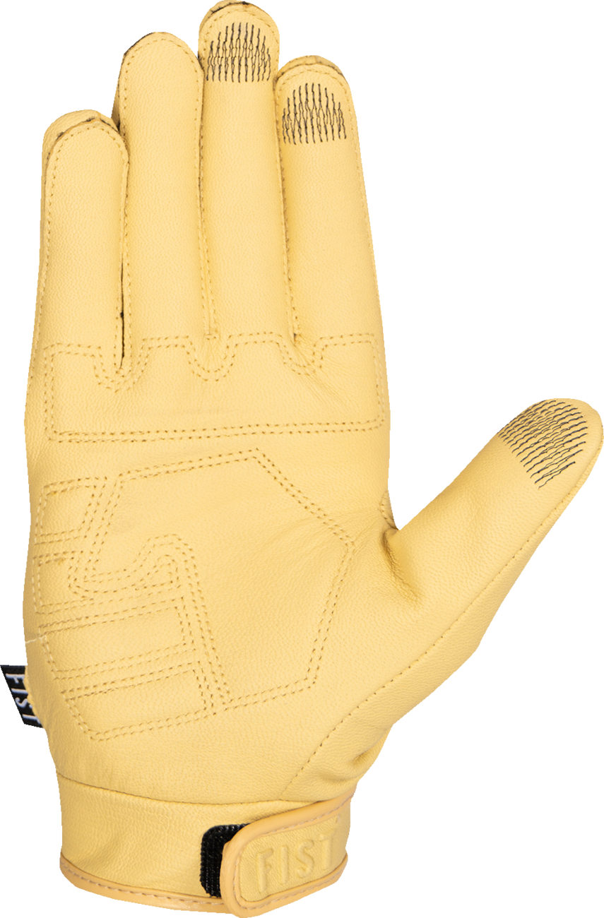 GUANTES DE CUERO FIST HANDWEAR ROAD WARRIOR AMARILLO