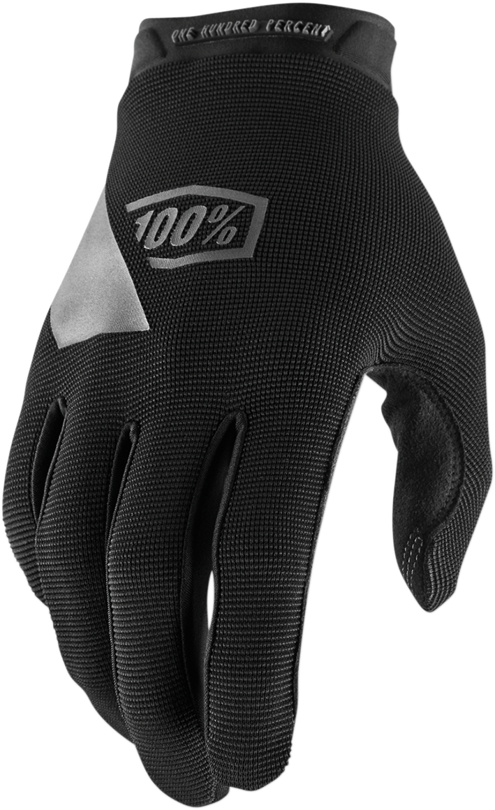 GUANTES 100% RIDECAMP  NEGRO