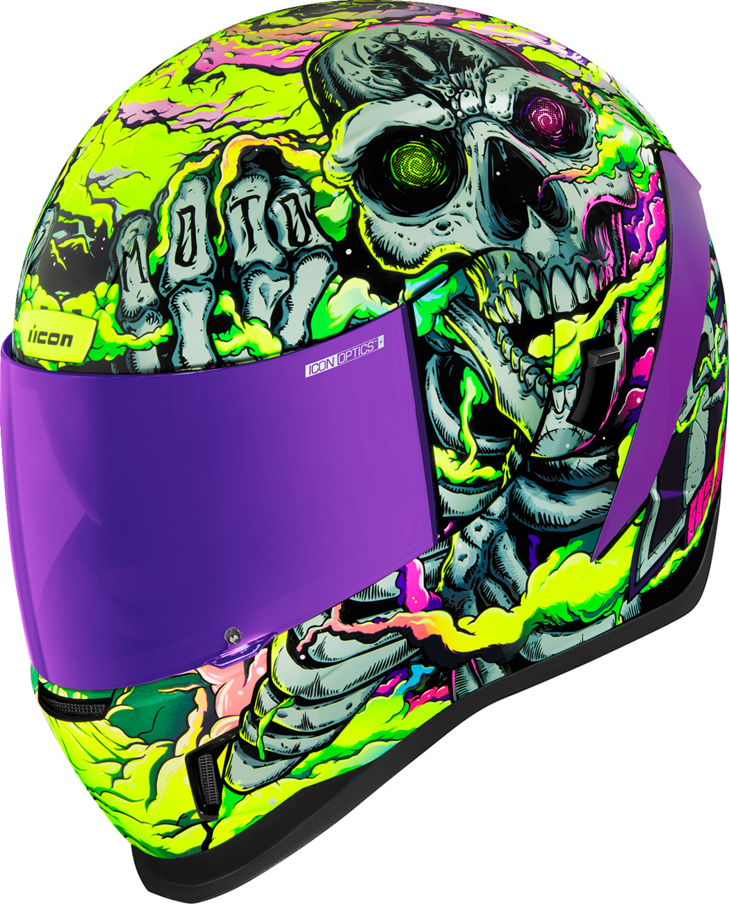 CASCO INTEGRAL ICON AIRFORM HIPPY DIPPY MORADO