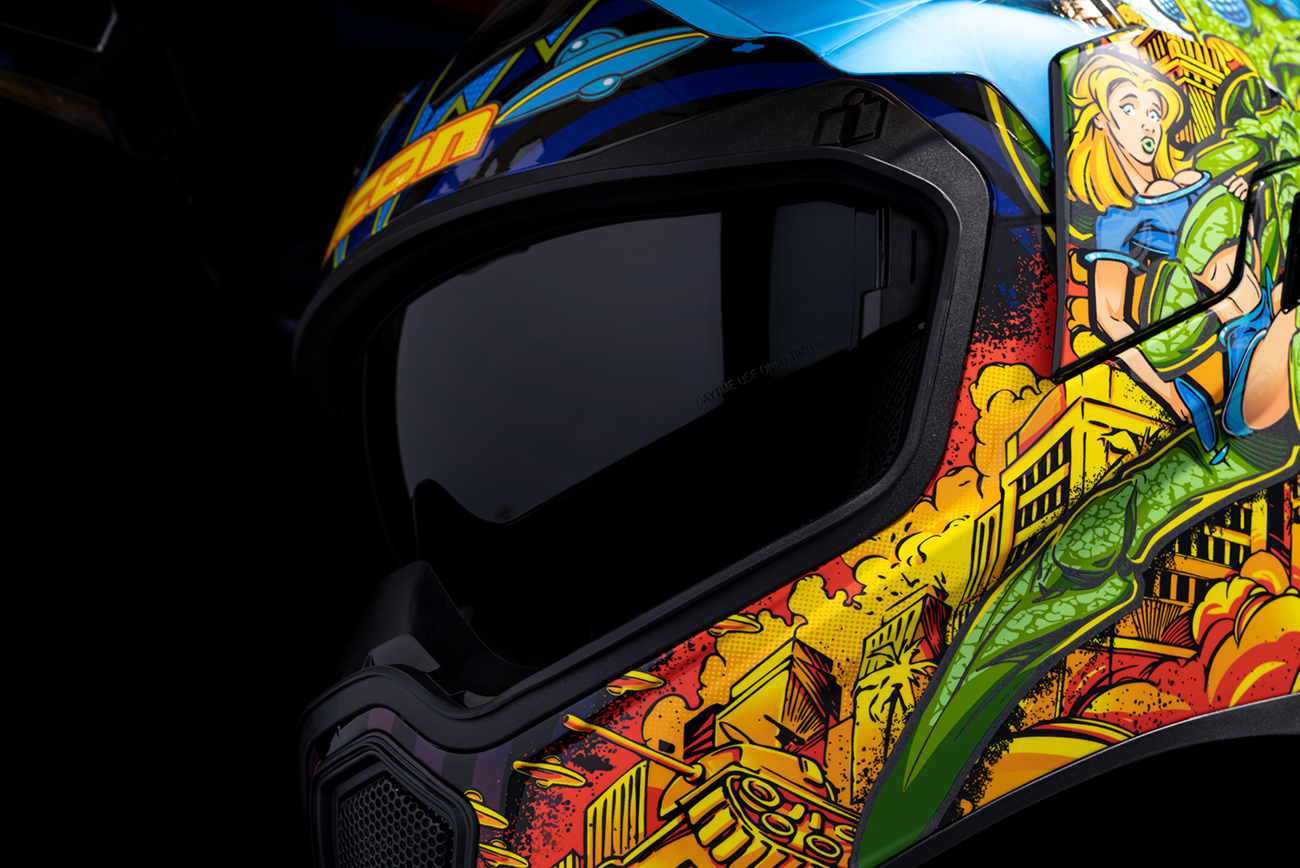 CASCO ICON AIRFLITE BUGOID BLITZ AZUL