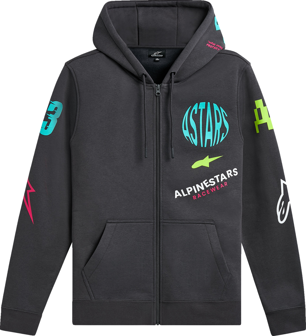 BUSO ALPINESTARS VARIEGATE ZIP GUNMETAL