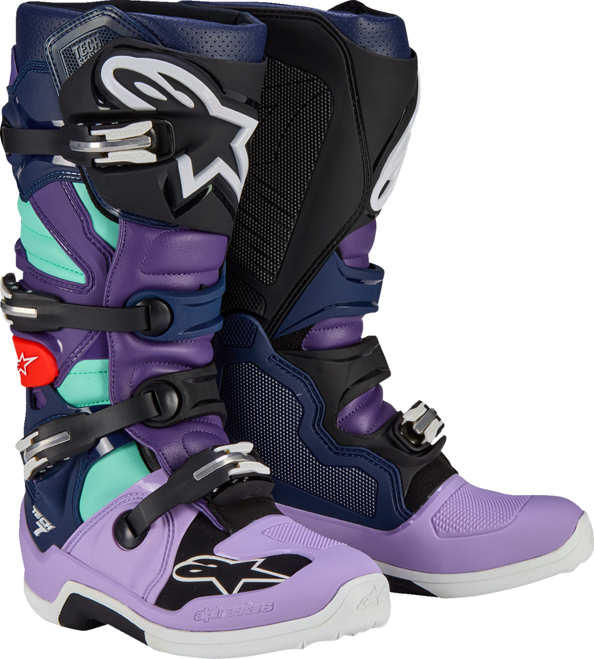 BOTAS ALPINESTARS IMPERIAL PÚRPURA/ORO/NEGRO