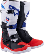 BOTAS ALPINESTARS TECH 3 BLANCO/ROJO/AZUL