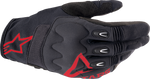 GUANTES ALPINESTARS TECHDURA ROJO/NEGRO