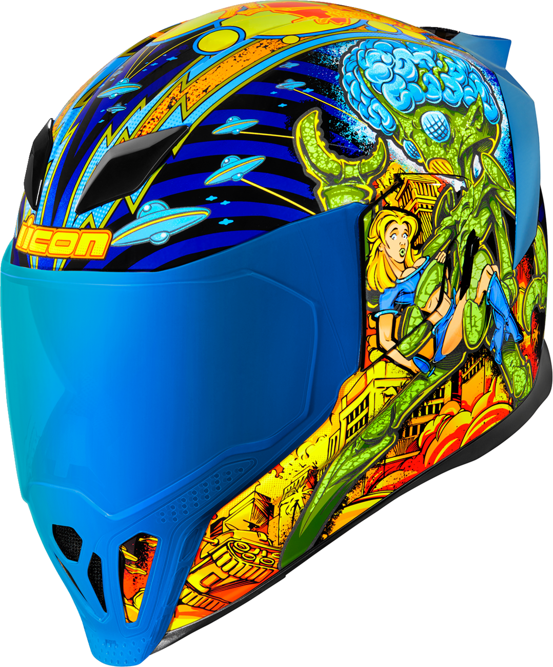 CASCO ICON AIRFLITE BUGOID BLITZ AZUL