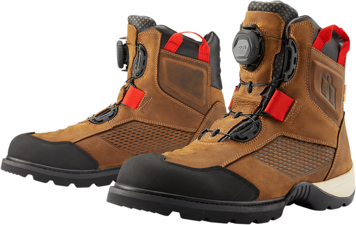 BOTAS ICON STORMHAWK MARRÓN