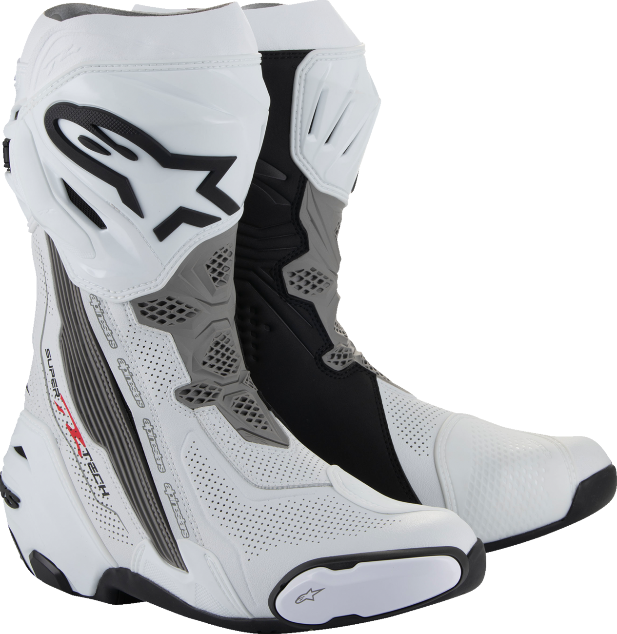BOTAS ALPINESTARS SUPERTECH R VENTED BLANCO/GRIS/NEGRO