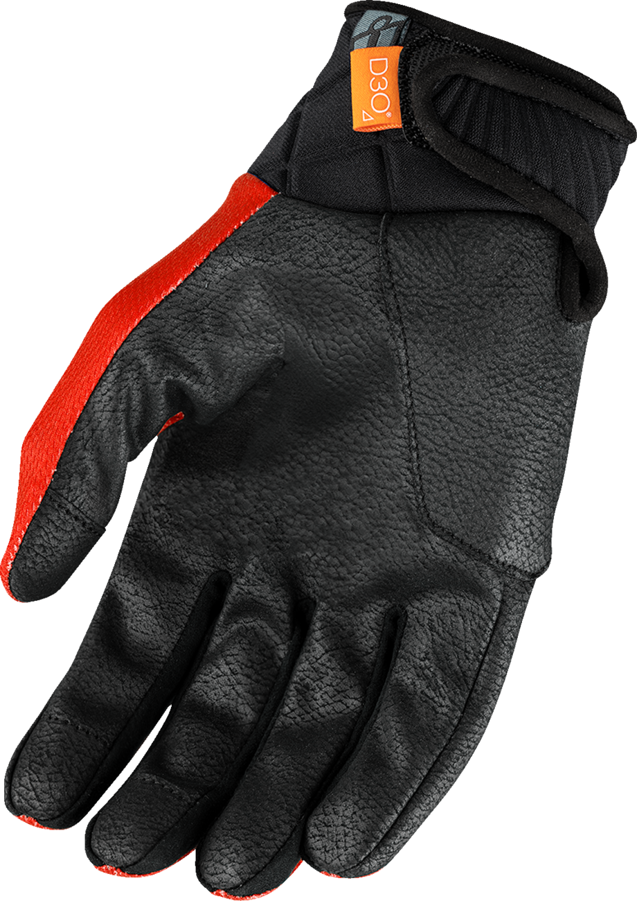 GUANTES ICON ANTHEM 3 ROJO
