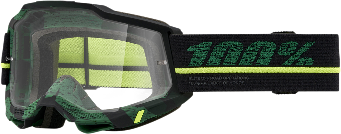 GAFAS ACCURI 100% OVERLORD LENTE TRANSPARENTE