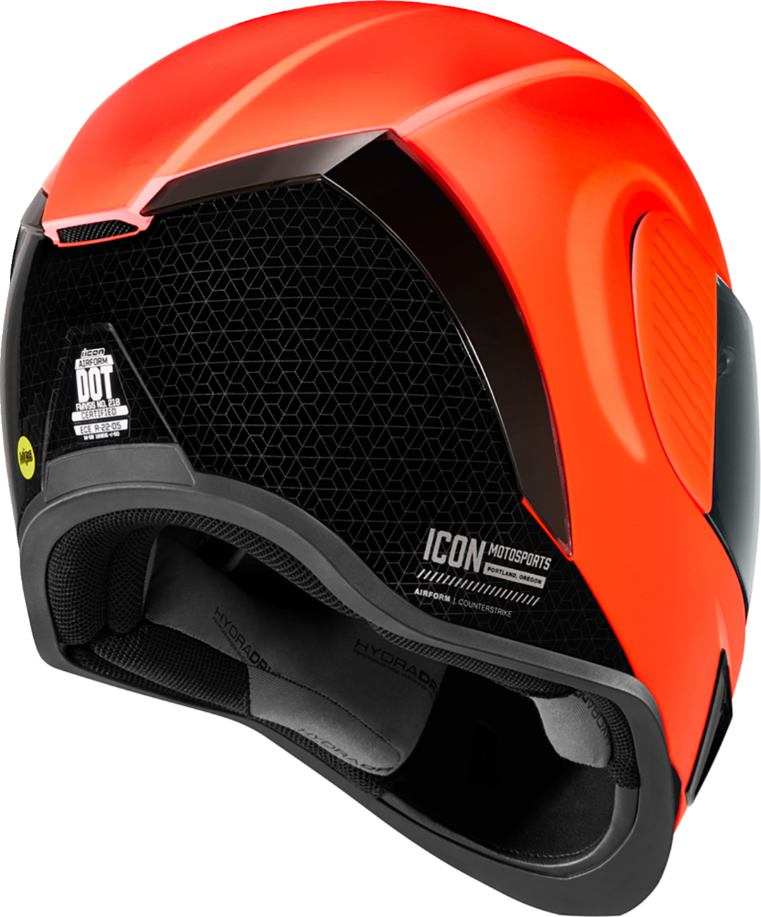 CASCO ICON AIRFRAME PRO COUNTERSTRIKE ROJO