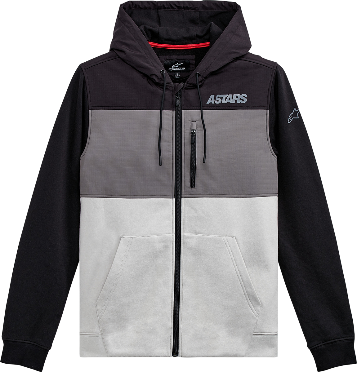 CHAQUETA ALPINESTARS ELEVATE HÍBRIDA NEGRO/PLATA