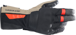 GUANTES ALPINESTARS DENALI AEROGEL DRYSTAR NEGRO/TIERRA/ROJO