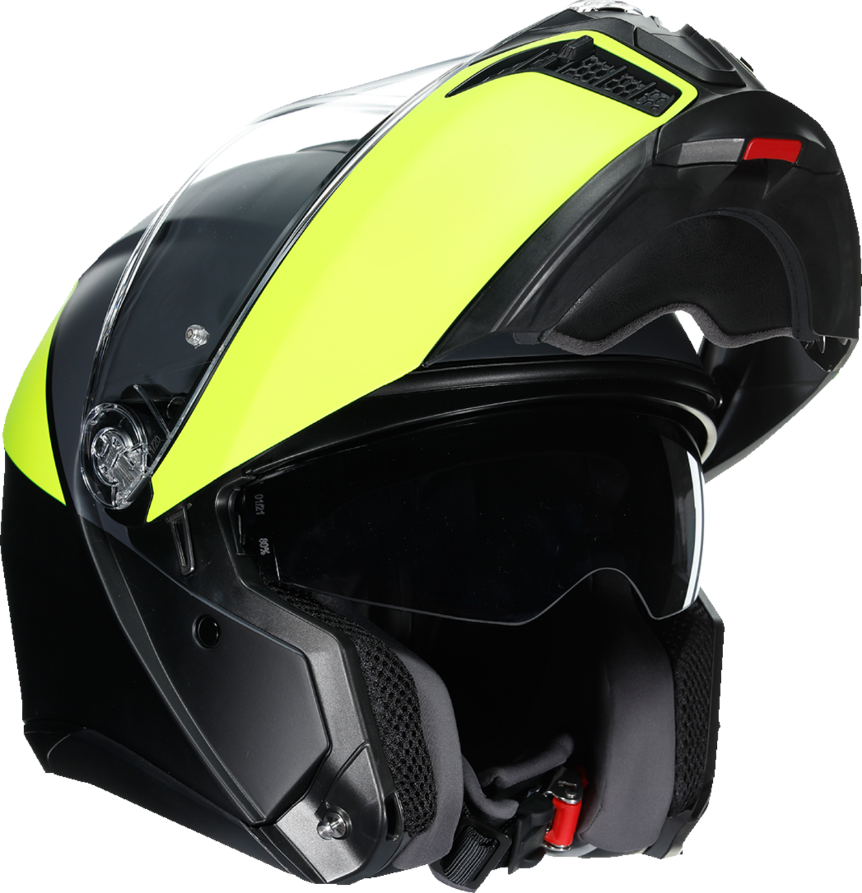 CASCO AGV TOURMODULAR AMARILLO NEGRO GRIS