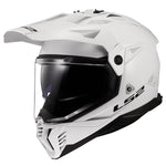 CASCO AVENTURA LS2 BLAZE II SOLIDO BLANCO BRILLANTE