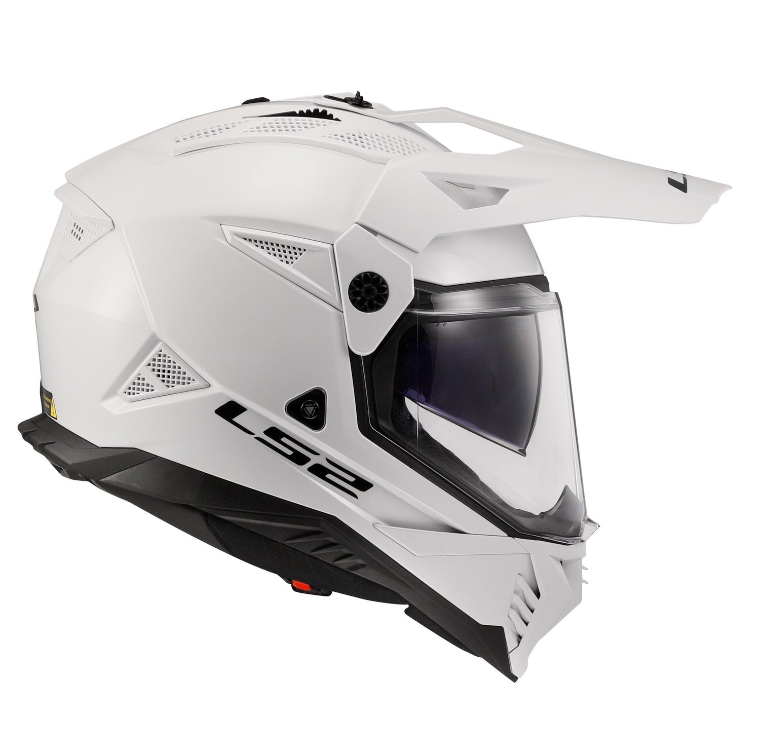CASCO AVENTURA LS2 BLAZE II SOLIDO BLANCO BRILLANTE