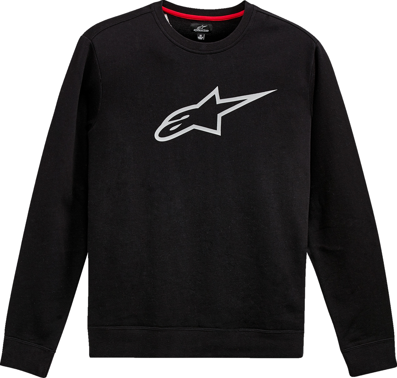 BUSO ALPINESTARS AGELESS CREW FLEECE NEGRO/GRIS