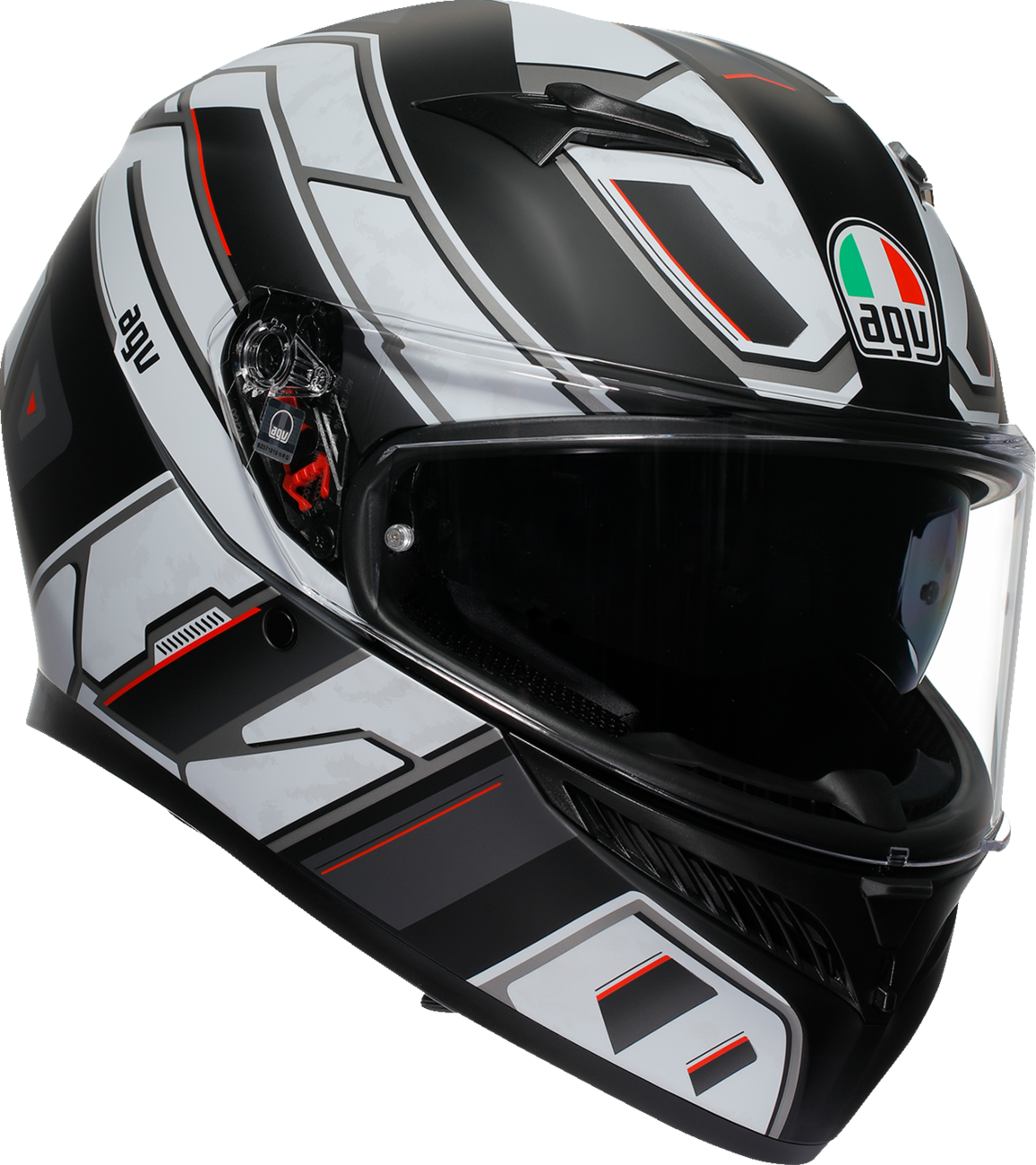 CASCO INTEGRAL AGV K3 RIVIA NEGRO BLANCO