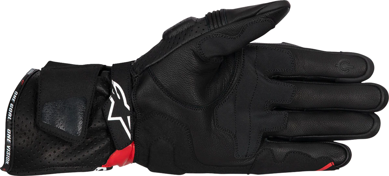 GUANTES ALPINESTARS SP-3 NEGRO/ROJO BRILLANTE/BLANCO