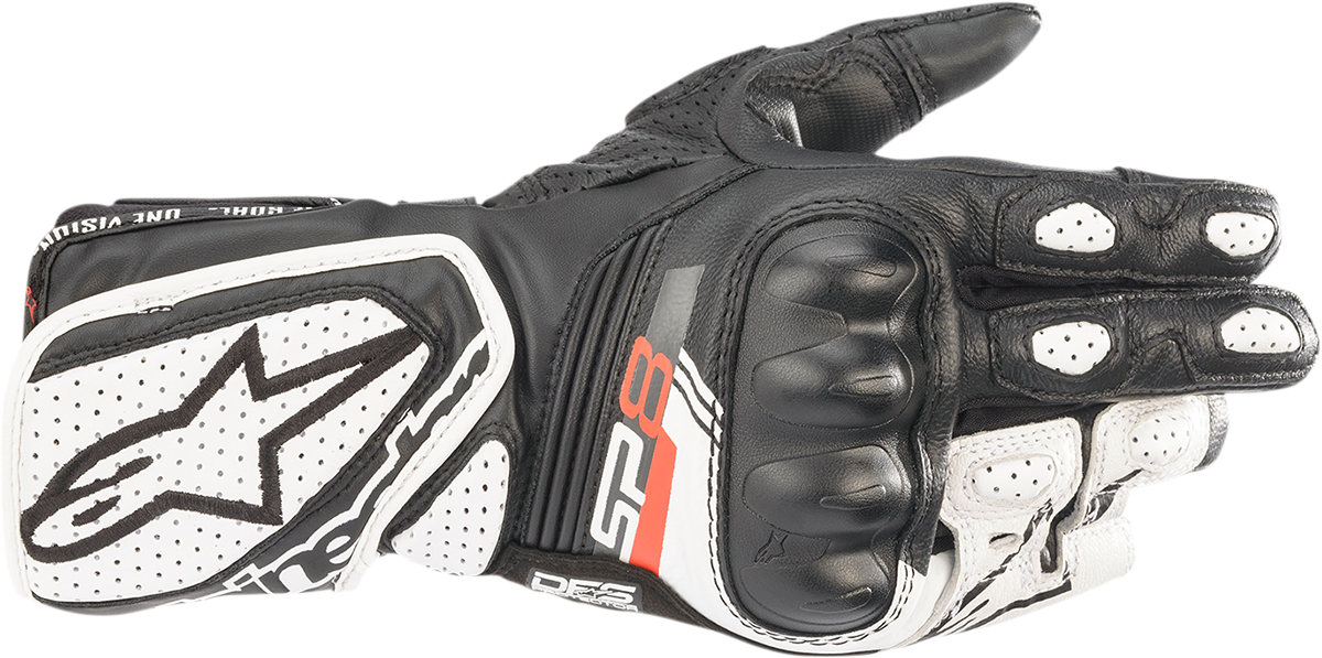 GUANTES ALPINESTARS STELLA SP-8 V3 NEGRO/BLANCO PARA DAMA
